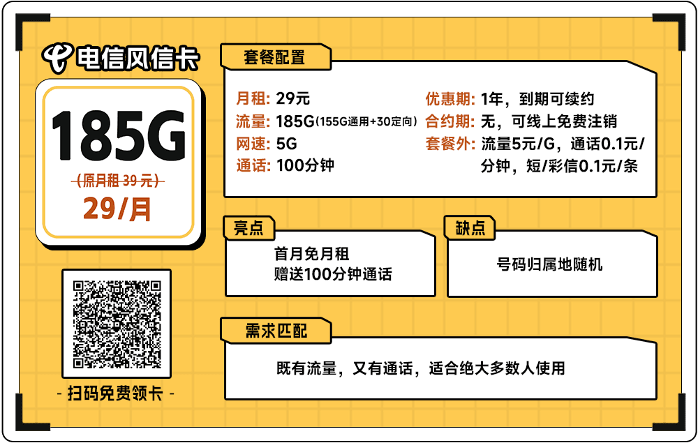 电信流量卡有多划算？这3款29元155G大流量卡，办理过的人都说好 | 纯流量卡推荐