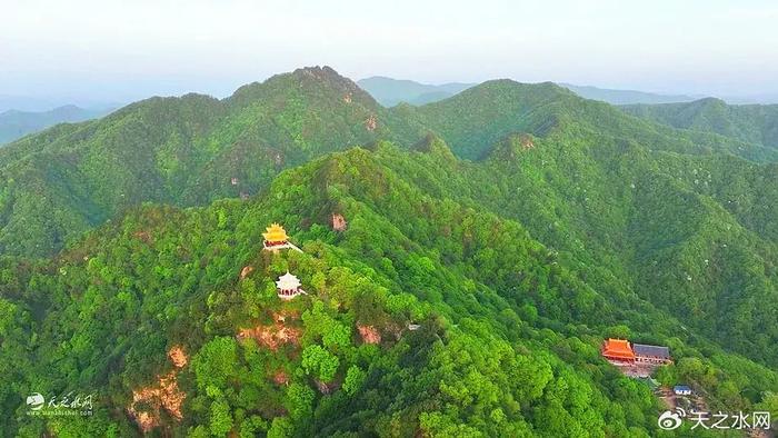 【美景推荐】苍茫云海间，日出红烂漫！天水白音山金顶等你来打卡！